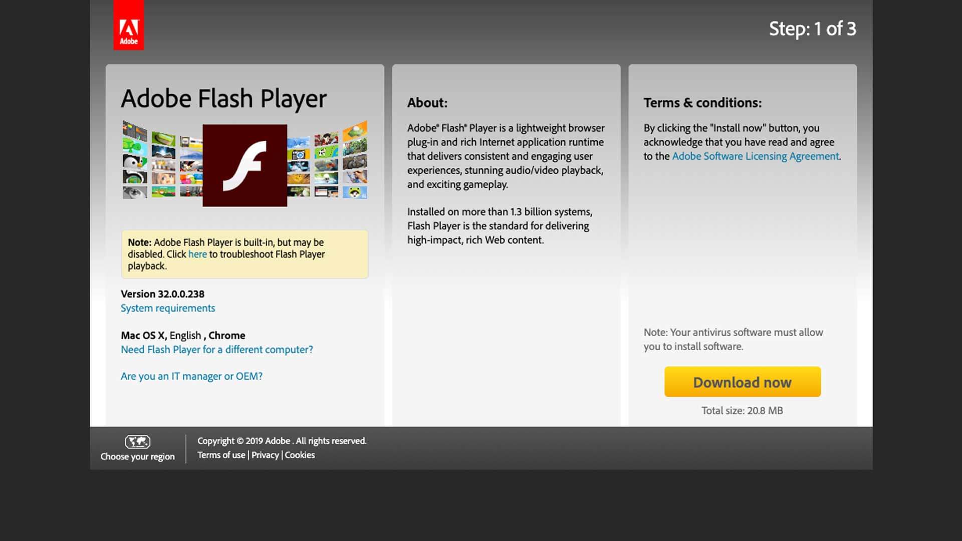 descargar adobe flash player gratis